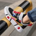 thumbnail image 4 of enyan Big Girls Sneakers Summer Breathable Lightweight Socks Shoes Soft Casual Sneakers Running Shoes Boys (Toddler/Little Kid/Big Kid) Black,4, 4 of 7