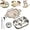 C 1000ml, variant on Microwavable stainless steel insulated bento box,Microwaveable Stainless Steel Insulated Bento Box(Large capacity partition),2025 upgrade microwaveable stainless steel bento box(C 1000ml)