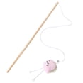 thumbnail image 1 of Cat Wood Wand Pepper Pineapple Dinosaur Cat Teaser Wand Kitten Interactive Toy, 1 of 10