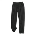 thumbnail image 2 of WXLWZYWL Women's Pajama Bottoms with Pockets Comfortable Lounge Pajama Pants Solid Color Elastic Waistband, 2 of 6