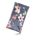 thumbnail image 7 of Fintie Squeeze Top Eyeglasses Pouch with Cleaning Cloth, Leather Soft Glasses Case Anti-Scratch Sunglasses Bag, Blooming Hibiscus, 7 of 7