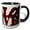 Black/White, variant on 3drose, Love Square Sculpture in Philadelphia, 11oz Magic Transforming Mug