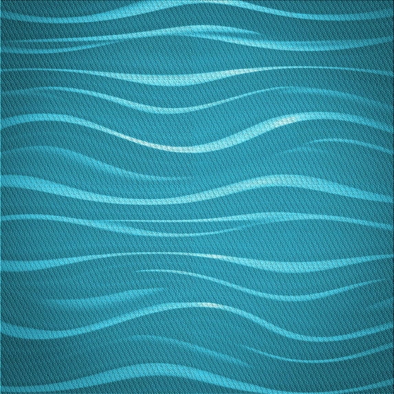 Ahgly Company Indoor Square Patterned Blue Eyes Blue Area Rugs, 5' Square