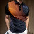thumbnail image 2 of Camisas Para Hombre Camisa de hombre Performance Camisas de manga corta Camisa (Coffee, 4XL), 2 of 4
