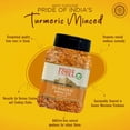 thumbnail image 4 of Pride of India - PACK of 6 - Turmeric Minced Whole – Gourmet Spice – Curcumin Rich Properties – No Additives Gluten – Easy to Use – 7 oz. Medium Dual Sifter Jar, 4 of 6