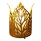 thumbnail image 1 of Porta Tealight Decoración de  hueco de hierro para Dorado Gloria Portavelas candelita, 1 of 9