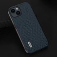 thumbnail image 2 of For iPhone 15 ABEEL Genuine Leather Luxury Black Edge Phone Case, 2 of 5