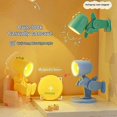thumbnail image 5 of Mini luz LED de noche con forma de animalito, lámpara de mesa plegable con dibujos animados, decoración para habitación, conejito blanco, 5 of 5