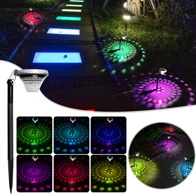 Fiudx Lámpara Solar para Césped, Diseño de Caballo Corriendo, Control Inteligente de Luz, Efecto Linterna Colorida, Ahorro de Energía, Decoración de Jardín Al Aire Libre, Impermeable, Altura Ajustabl