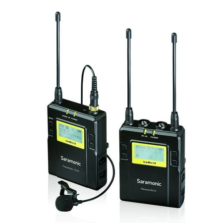Uwp Series Bodypack Transmitter - Saramonic TX10 + RX10 96-Channel Digital UHF Wireless Lavalier Microphone System with Bodypack Transmitter, Portable Receiver and 3.5mm/XLR Outputs