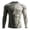 Light Gray, variant on Mens Muscle Compression T Shirt Long Sleeve Rib Cage 3D Print Trendy Tshirt Party Tops,Light Green,L