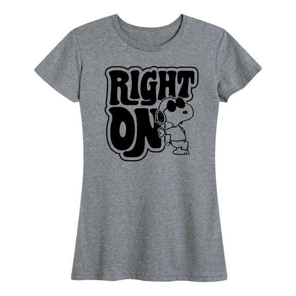 Peanuts - 70s Snoopy - Women's Short Sleeve Graphic T-Shirts