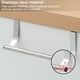 thumbnail image 4 of Soporte para toallas de cocina, doble extensible sobre el gabinete, soporte para toallas, colgador de toallas de acero inoxidable, 4 of 5