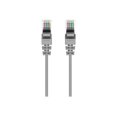 thumbnail image 3 of Belkin Slim - Patch cable - RJ-45 (M) to RJ-45 (M) - 14 ft - UTP - CAT 6 - molded, snagless - gray, 3 of 7