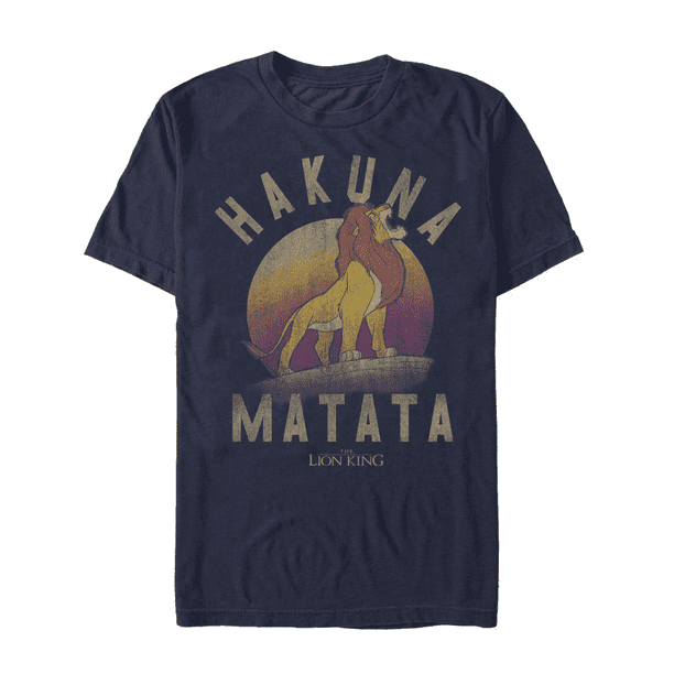 The Lion King Men's Lion King Simba Hakuna Matata TShirt Walmart