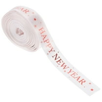 IMIKEYA Crafted White Present Ribbon for New Year Package and Multi Function Use