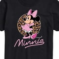 thumbnail image 3 of Mickey & Friends - Minnie Mouse Leopard Print Logo - Men's Short Sleeve Graphic T-Shirt, 3 of 5