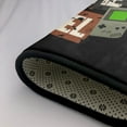 thumbnail image 4 of DouZhe Tapis Vintage Mode Jeu Motif Devise Tapis de Sol Antidérapant Lavable en Machine, Seulement un Mode Autocollant Style Console de Jeu Paillasson, 63x48 Pouces, 4 of 6
