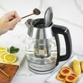 thumbnail image 3 of Sur La Table 1500W 60 oz Electric Kettle, Grey with Infuser, 3 of 7