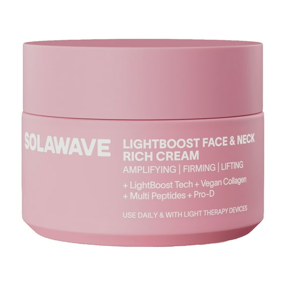 Solawave LightBoost Face and Neck Rich Cream, 1.69 fl. oz.