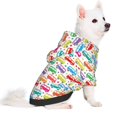 thumbnail image 5 of Cauagu Colorful Bus Pattern Winter Pet Hoodie Sweatshirts- Dog Hoodie Sweater with Leash Hole - Cute Dog Hoodie - Pet Clothes Puppy Cat Custume -XX-Large, 5 of 8