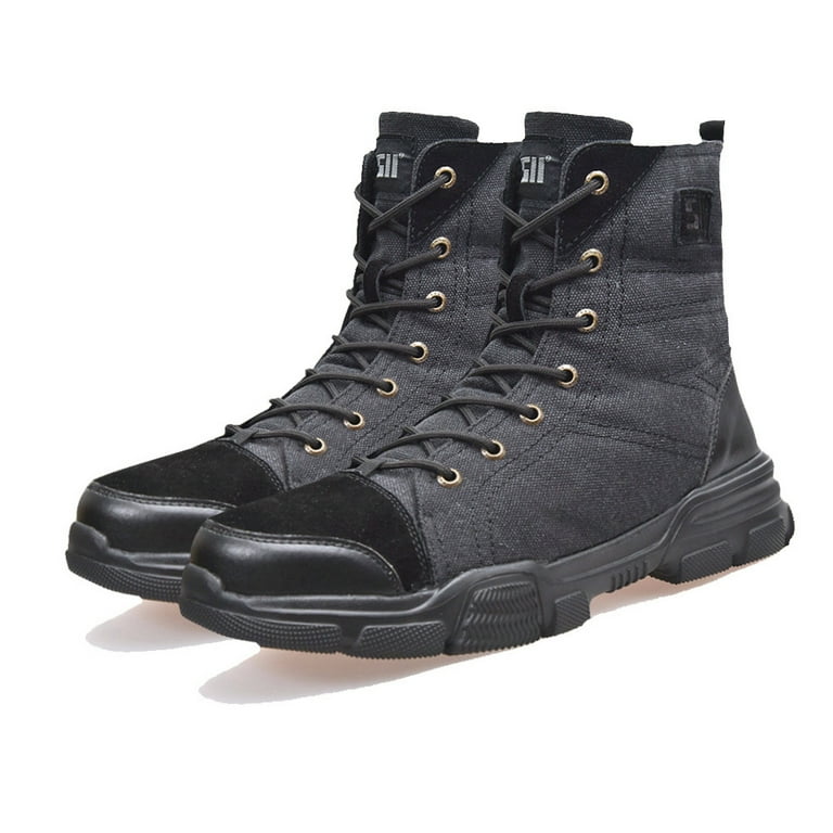 SUADEX Steel Toe Boots for Men Work Construction