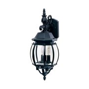 Maxim 1034 Crown Hill 23" 3 Light Wall Sconce - Black