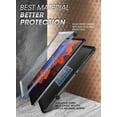 thumbnail image 3 of SupCase Unicorn Beetle Pro - Protective case for tablet - rugged - MagSafe compatibility - polycarbonate, thermoplastic polyurethane (TPU) - metallic blue - 14.6" - for Samsung Galaxy Tab S8 Ultra, 3 of 7