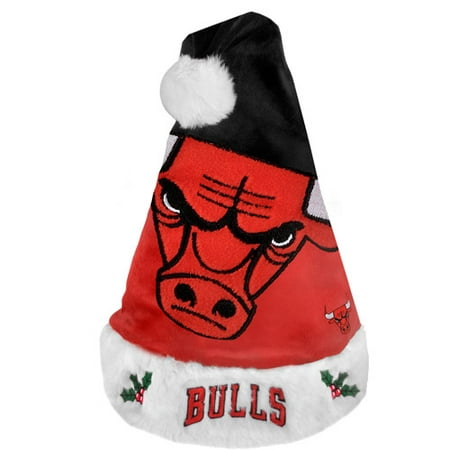 NBA 2011 Colorblock Santa Hat, Chicago Bulls (Best Chicago Bulls Hats)