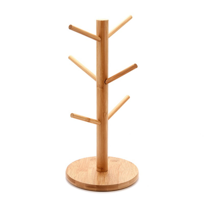 Luxsea HighGrade Wooden Tree Coat Rack Stand Easy Assembly Elegant Design for Home or Office
