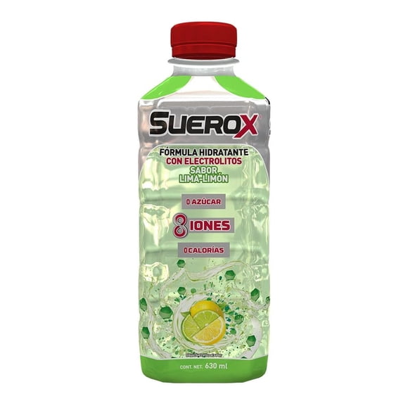 Bebida hidratante Suerox lima-limón 0 azúcar 630 ml