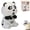 Panda, variant on Clip-On Mini Fan for Cup & Bowl,Monkey/Panda/Cat-Shaped Air-Blowing Cooling Attachment for Hot Drinks,Cute Animal Shaped Personal Fan for Cooling Coffee,Rechargeable Portable Desk & KitchenFan
