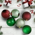 thumbnail image 2 of Northlight 32ct Shatterproof Christmas Ball Ornament Set 3.25" - Red/Green, 2 of 4