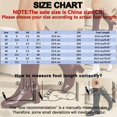 thumbnail image 4 of YLYL Womens Knee High Boots Snip Toe Side Zipper Chunky Mid Heel Fall Winter Fashion Long Boots, 4 of 9