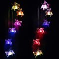 thumbnail image 6 of xxschy Solar Flying Pigs Wind Chimes Outdoor - Waterproof Solar Powered LED Changing Light Color Fly Pigs Mobile Romantic Wind-Bell for Home,Balcony,Party,Festival,Night Garden Decoration(Blackboard), 6 of 7