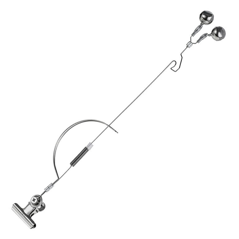  Double Fishing Rod Alarm Bells Stainless Steel Fishing