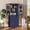Blue, variant on CBJCBJ 72" Pantry Cabinet with Doors, Freestanding Kitchen Organizer for Adjustable Shelves,Central Drawer,Green