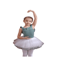 thumbnail image 6 of LYMAYTER ‌Toddler Ballerina Outfit Short Sleeve for 3Y-11Y Leotard Tutu Dress Girls Dance Party Set, 6 of 8