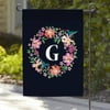 Personalized Hummingbird Wreath Garden Flag, 18" x 12"