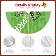 thumbnail image 3 of Balery CROCODILE HEAD Printed Christmas Tree Skirt , Merry Christmas Party Christmas Tree Decoration,Adjustable Tree Skirt-30", 3 of 6