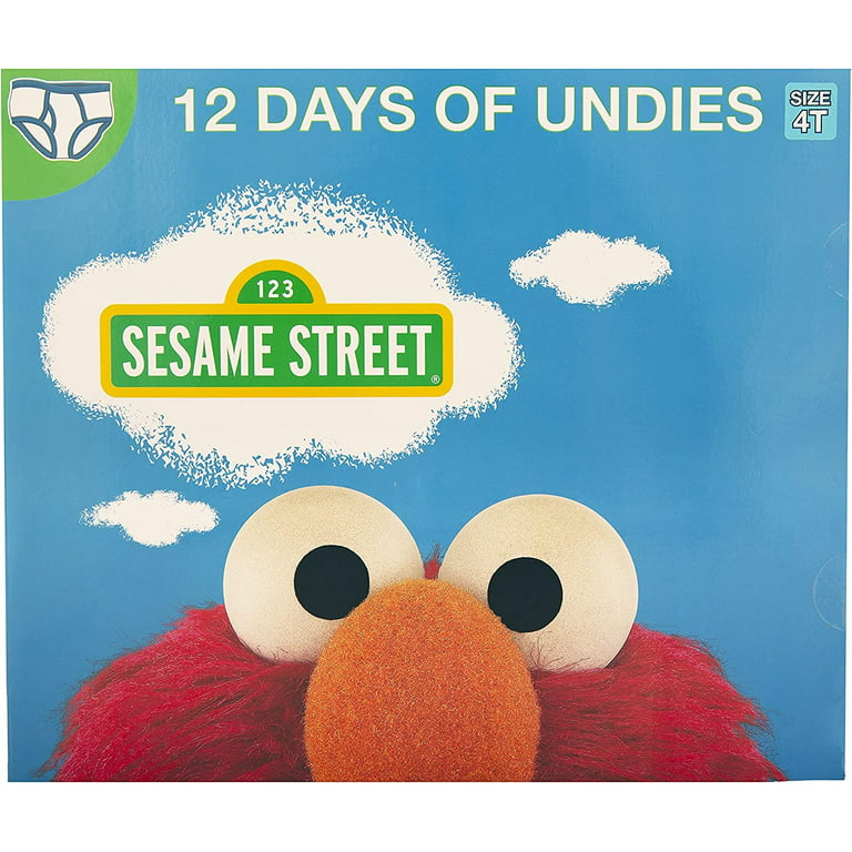 Sesame Street Boys' 12-Days of Advent Underwear to Make The Holidays and  Potty Training Fun, Available in Sizes 18 Months, 2/3T and 4T, Sesame TB