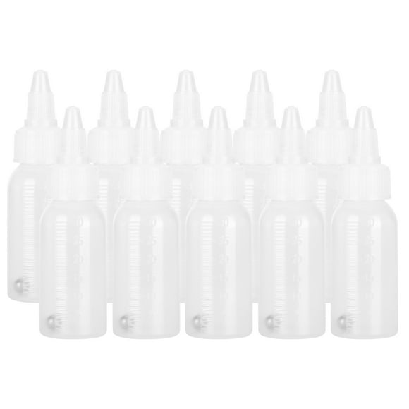 Octpeak Paint Container,30ml Empty Paint Bottle Corrosion Resistance Squirt Pigment Condiment Container With Scale,Scale Empty Bottle