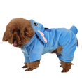 thumbnail image 1 of Sudadera con capucha para mascotas, disfraz de tiburón Nekewe, para Navidad e invierno, talla S, 29 cm, 1 of 6