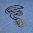 thumbnail image 3 of TEAMER Skeleton Tarot Card Necklace Stainless Steel Amulet Marigold Tarot Card Major Arcana Necklaces for Women Men, 3 of 4