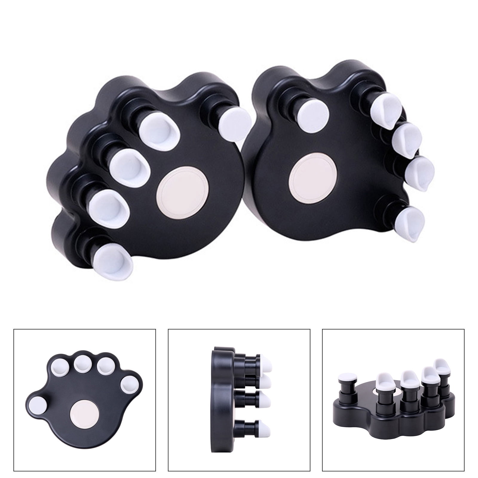 FEAMOS 2Pcs Piano Finger Exerciser Comfortable Hand Grip Power Trainer Finger Pressing Correction Tool for Guitar Piano