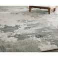 thumbnail image 3 of Feizy Prasad Modern Watercolor, Ivory/Gray, 5' x 8' Area Rug, Easy Care Stain Resistant Fade Resistant, Area Rug for Living Room and Bedroom, 3 of 11
