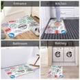 thumbnail image 6 of Uemuo Stamp Set Collection Printed Door Mat Indoor Doormat 16"x24",Front Back Door Mats Non Slip Entrance Rugs,Inside Doormats for Entryway, 6 of 9