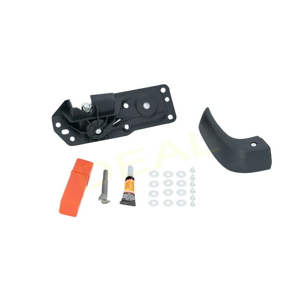 1pc Driver Left Side (Front or Rear) Textured Black Interior Door Handle Repair Kit With Mounting Hardware Fit GM Avalanche Suburban Tahoe Yukon XL Escalade ESV EXT Silverado Sierra New Body