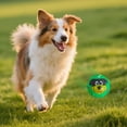 thumbnail image 3 of dgysar Squeaky Dog Face Ball Toy for Small and Medium Dogs Enamel Rubber Bouncy Toy with Cute Dog Face Design Interactive Fetch Toy for Corgi Shiba Inu Teeth Cleaning Green 1PC, 3 of 7