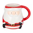 thumbnail image 1 of Taza Holiday Time de Cerámica de Santa Claus para Bebidas Calientes de 500 ml., 1 of 4